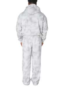 OEM/ODM 100% Coton 300 Grammes Hiver Uni Streetwear Pull-over Survêtement Décontracté Respirant Coupe Classique Homme - Product Image 2