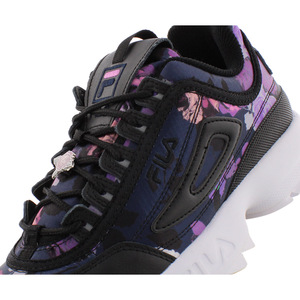 รองเท้าผู้หญิงฟิลา ดิสเพอร์เตอร์ 2 มิดไนท์ การ์เด้นสี: ดำ/ม่วง/น้ำเงิน ของแท้ 100% - Product Image 2