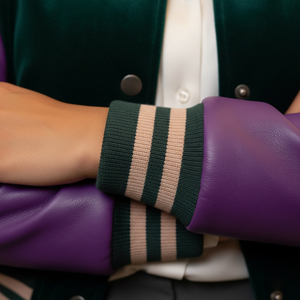 Veste utilitaire courte pour femmes, best-seller, logo brodé personnalisé, tissu en laine imprimé, rembourrage en coton, coupe-vent - Product Image 5