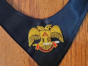 Cravates de qualité supérieure brodées et respirantes, Rite écossais 33ème Degré, Ailes, Régalia maçonnique, Cravates de franc-maçon, Régalia maçonnique - Product Image 3