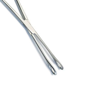 Forestier à fente (éponge) pince obstétrique médicale pince à dents droite incurvée 18cm pince porte-éponge - Product Image 6