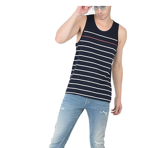 Camiseta sin mangas de poliéster reciclado para hombre, ropa deportiva ecológica de alto rendimiento, proveedor de exportación - Product Image 6