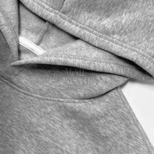 บริการ OEM เสื้อฮู้ดดี้ผู้ชายประดับเพชร ดีไซน์ยอดนิยม ขายดีที่สุด ผ้าฝ้าย 100% ซิปหน้า น้ำหนักเบา สวมใส่สบาย สำหรับฤดูหนาว - Product Image 4