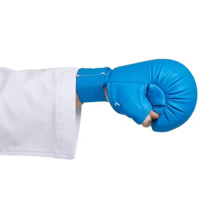 Guantes de Sparring MMA con Logotipo Personalizado, Guantes Deportivos de Cuero Sintético Blanco y Negro, Guantes de Sparring de Boxeo de Cuero PU - Product Image 5