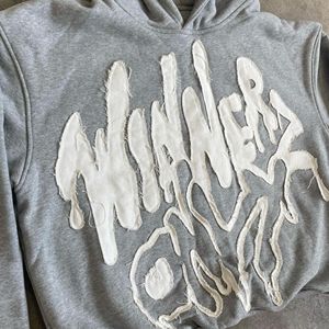Sweat-shirts pour hommes en coton 100% lourd, coupe ample, respirants, à séchage rapide, avec poches, impression de logo personnalisée, sweats à capuche - Product Image 5