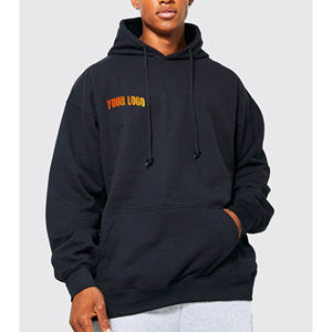 Sudadera con Capucha de Invierno para Hombre de Alta Calidad, 465 GSM, Gruesa, 100% Algodón, Felpa, Hombros Caídos, Talla Grande, Ecológica, Personalizable - Product Image 4