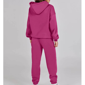 Two-Piece Set High Quality Custom Printed Breathable Streetwear Fleece Tracksuits Fitness Jogging Best Wholesale Zipper Track - Product Image 5