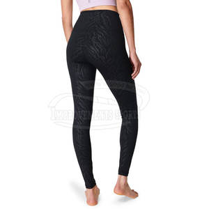 2024 femmes haute élastique Sport Leggings sans couture Fitness Gym porter décontracté respirant Yoga conception Logo personnalisé taille vente en ligne - Product Image 2