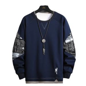 Sweat-shirts pour hommes de haute qualité avec broderie de logo personnalisée, vente en gros, vêtements pour hommes grande taille - Product Image 1