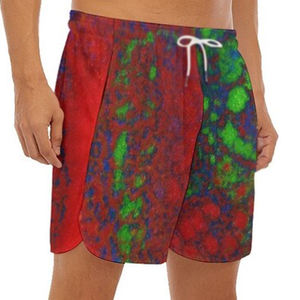 Pantalones cortos con estampado sublimado de diseño único colorido supersuave para correr, pantalones cortos para correr para hombre, recién llegados, pantalones cortos para correr - Product Image 2