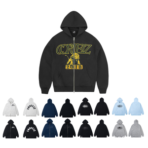 Hot Selling Men Hoodies Plus Size Breathable Hoodie Custom Logo Heavyweight Casual Solid Color Man hoodie - Product Image 5
