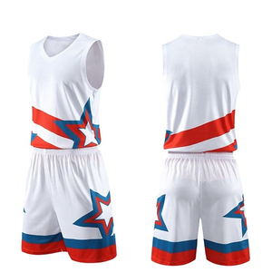 Achetez des ensembles d'uniformes de basket-ball unisexes, grandes tailles, impression par sublimation 2025, vêtements de sport fabriqués au Pakistan - Product Image 3