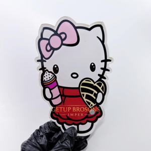 Última Novedad: Placa de Acrílico Personalizada y Sostenible con Diseño de Hello Kitty y Imán para Pinzas de Extensión de Pestañas, Placas Personalizadas Disponibles - Product Image 4