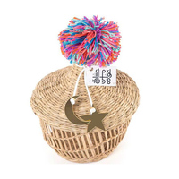 Sac à bonbons de poche pour le Ramadan accepté par OEM panier en bambou pour cadeaux boîte de chocolat faite à la main pour le Ramadan Eid 2026 du Vietnam vente en gros