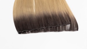 GENIUS WEFTS ต่อผมจากผู้บริจาคเพียงคนเดียว 100% หนังกําพร้าชิดชิดต่อต่อผมที่ราบรื่นและติดทนนาน