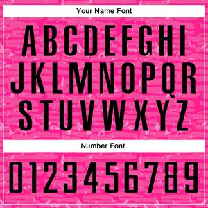 Ensemble de maillots de football pour hommes personnalisables et élégants, rose et noir, maillot de football de haute qualité en sublimation pour hommes - Product Image 2