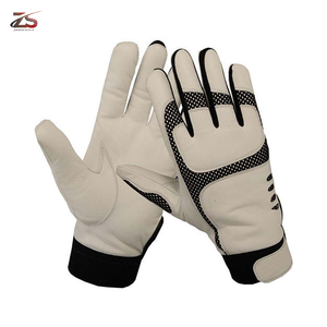 Professional Baseball Catcher Batting <b>Gloves</b> Leather Full Finger Customized Logo High Quality Made in Pakistan - Product Image 4