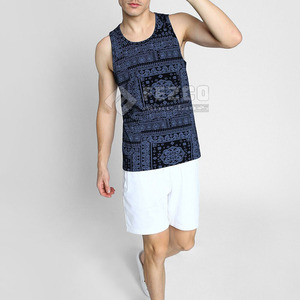 OEM Vêtements de fitness Performance Gym Débardeur pour hommes Tissu évacuant l'humidité Hommes Musculation Débardeur - Product Image 4