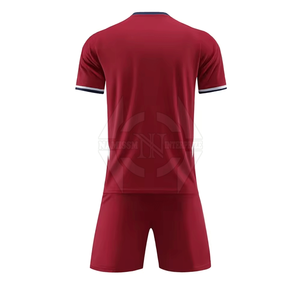 Conjuntos de uniformes de fútbol con cintura elástica Tela transpirable Corte automatizado para adultos - Product Image 3