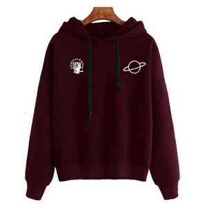 UNIQUE GYM WEAR Sudadera con Capucha Personalizada para Mujer, Chaqueta de Forro Polar, Color Negro Sólido, Transpirable, Ecológica, Poliéster/Algodón, 220g - Product Image 5