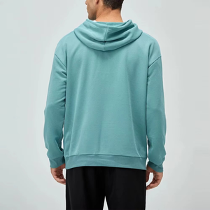 2025 sur mesure hommes sweats à capuche confortables et respirants pull à capuche à vendre bases coton mélangé poche kangourou - Product Image 2