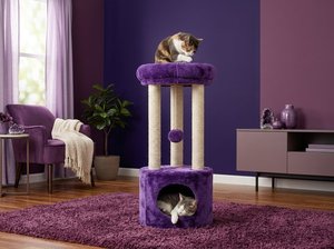 Torre para Gatos Atlanta Royal Purple con Comodidad Majestuosa - Product Image 3