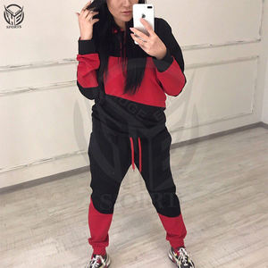 2025 Offre Spéciale personnalisé deux pièces ensemble 100% coton réversible imperméable survêtement joggeurs survêtements pour femmes - Product Image 1