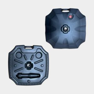 Base de drapeau en plastique de 32 cm |   Remplissable d'eau ou de sable - Product Image 1