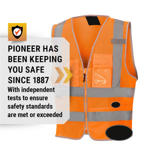 Chaleco de Seguridad de Última Moda, Ligero y Cómodo para Uso en Trabajos de Seguridad - Product Image 3