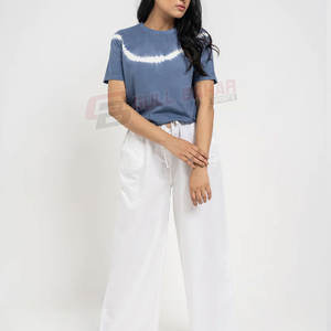 Nouveau T-shirt en coton à manches courtes et col rond pour femme, design 2026, anti-boulochage, toutes saisons, décontracté - Product Image 4