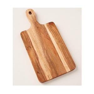 Tabla de cortar de bambú de madera de acacia y mármol blanco redondo de diseño personalizado natural de venta directa de fábrica para Cocina - Product Image 5