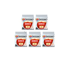Cápsulas de Café Tassimo Kenco Flat White x8 (Paquete de 5, Total 40 Bebidas) - Product Image 1