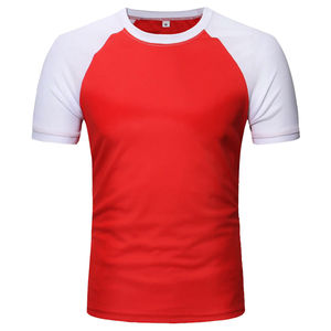 เสื้อยืดผ้าฝ้าย100% คอกลมสำหรับผู้ชายเสื้อยืดฟิตเนสสีต่างๆสำหรับผู้ชาย - Product Image 1