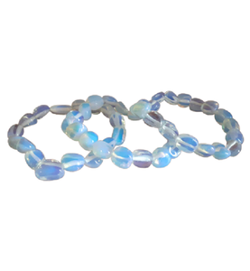 Bracelet indien opalite pierre bracelet en cristal roulé bijoux en pierres précieuses naturelles hommes et femmes cadeau énergie méditation bracelets - Product Image 5