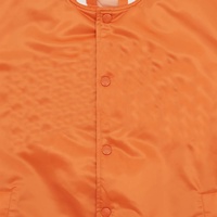 Nouvelle Veste Décontractée Tendance pour Homme en Satin Style Universitaire avec Logo Personnalisé et Doublure Matelassée