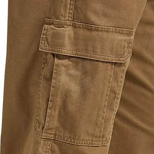 Recién llegado, pantalones Cargo de estilo informal para hombre, patrón recto de lona ligera con cintura elástica media, diseño de tamaño personalizado - Product Image 6