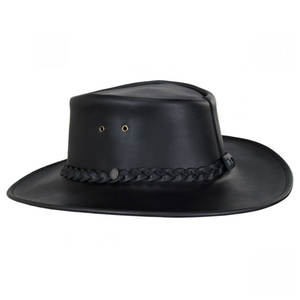 Chapeaux en cuir de cowboy de style nouveau, faible MOQ, best-seller, couleur personnalisée, meilleur produit en vente, chapeaux en cuir à vendre - Product Image 3