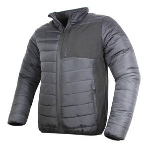 Invierno OEM logotipo personalizado acolchado hombres abajo abrigos burbuja Puffer chaqueta cuello alto cremallera hombres chaqueta de diseñador - Product Image 3