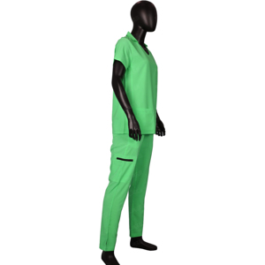 Conjuntos de uniformes de manga corta con cuello alto para clínicas y hospitales - Product Image 3