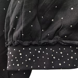 Manufacturer Custom Oversized Diamond Rhinestone <b>Hoodie</b> 100 Cotton Acid Wash Heavyweight Streetwear <b>Zip</b> <b>up</b> <b>Hoodie</b> Men - Product Image 5