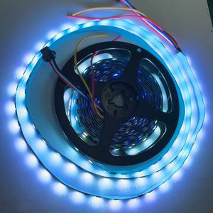 12V fleksibel SMD <span class=keywords><strong>5050</strong></span> <span class=keywords><strong>RGB</strong></span> <span class=keywords><strong>LED</strong></span> Strip Light TV Tira dengan pengontrol Sync & <span class=keywords><strong>WiFi</strong></span> Mode IP67 IP65 IP66 IP20 nilai tubuh PVC - Product Image 5