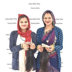 Fabrique en gros brut droite frontale tissage vierge machine double trame naturel noir indien temple extensions de cheveux humains - Product Image 3