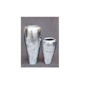 Jarrón de Mesa Moderno Hecho a Mano, Estilo Floral de Metal Pequeño para Decoración de Bodas y Hogar, Flor de Hierro Costera, Decoración de Aluminio para Bodas - Product Image 2