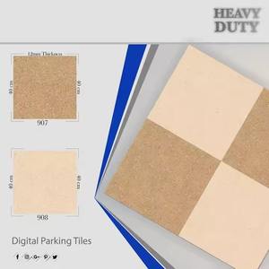 Fournisseur indien Prix de gros pour salle d'exposition 400x400mm Carreaux de céramique pour sol extérieur en porcelaine robuste pour stationnement numérique - Product Image 6