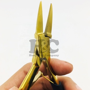 Alicates de sujeción fuerte para extensiones de cabello, de acero inoxidable, herramienta para abrir y quitar extensiones de cabello con anillos micro/nano, herramienta para extensiones de cabello. - Product Image 6