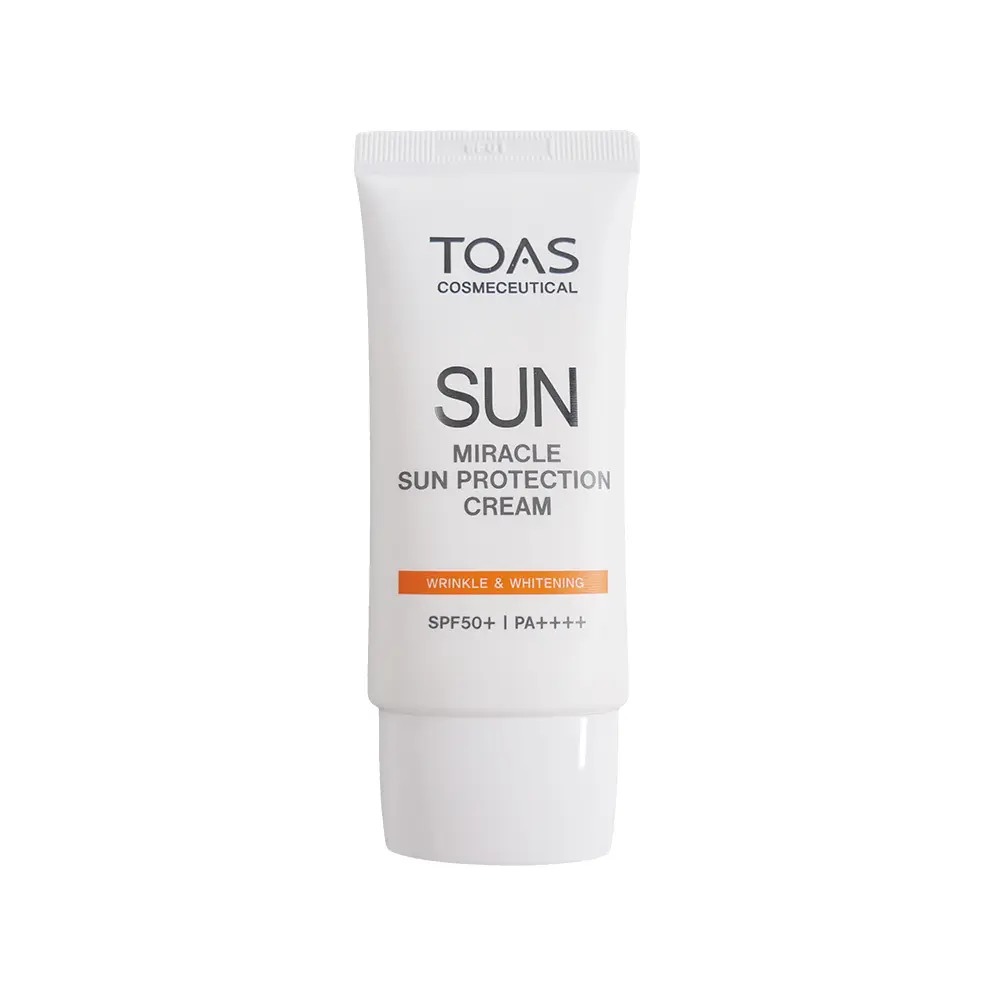 TOAS Miracle Sun Protection Cream We develop optimized cosmetics that customers require through systematic