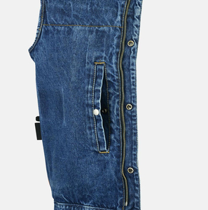 Chaleco vaquero de alta moda para hombre al por mayor, precio razonable, logotipo personalizado y chaleco de diseño para hombre, tendencia superior, última moda OEM - Product Image 3