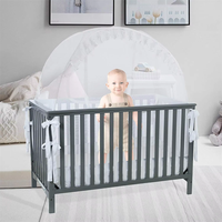 Portable sécurité bébé filet berceau auvent couverture tricoté tissu tente berceau filet pour bébé groupe d'âge empêche l'escalade