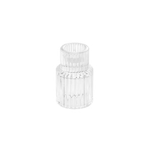 2.75 Art Deco Taper Candle Holder - (Various Colors) - Product Image 1