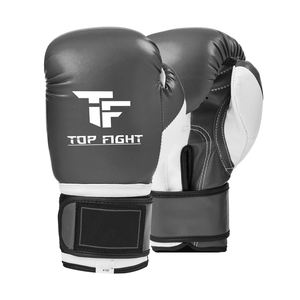 Gant d'entraînement de boxe en gel avec logo personnalisé Fabrication boîte de Kickboxing Mma gagnante en cuir PU noir à lacets - Product Image 6